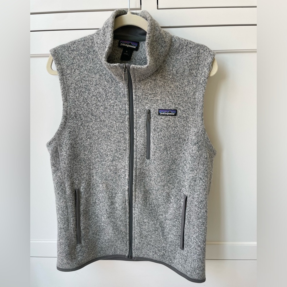 Patagonia Mens Knit Vest; Size Medium; Gray; Excellent condition